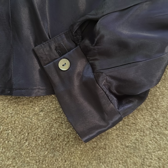 Jeans Wear Purple Zipper Front Blouse 👚Great, preloved condition - Picture 3 of 3